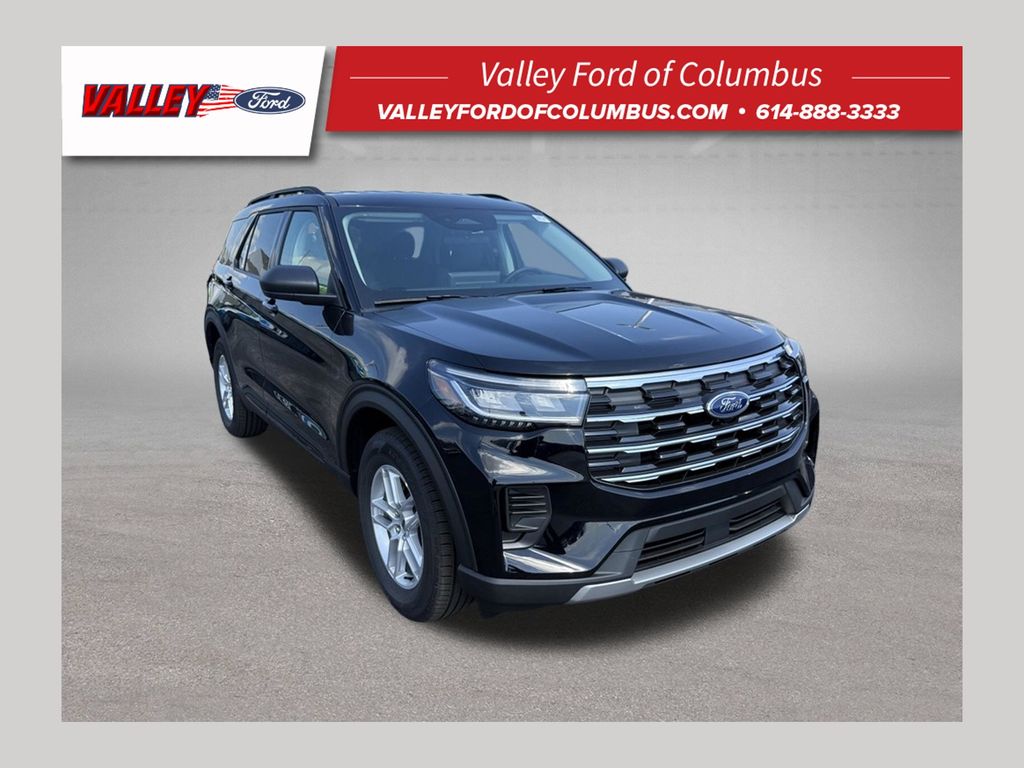 Black Metallic 2026 Ford Explorer SUV / Crossover All-Wheel Drive Automatic
