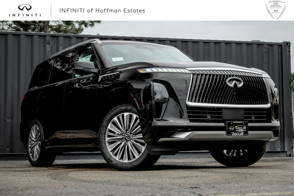 Black Obsidian 2026 INFINITI QX80 Luxe 4WD SUV / Crossover All-Wheel Drive 9-Speed Automatic