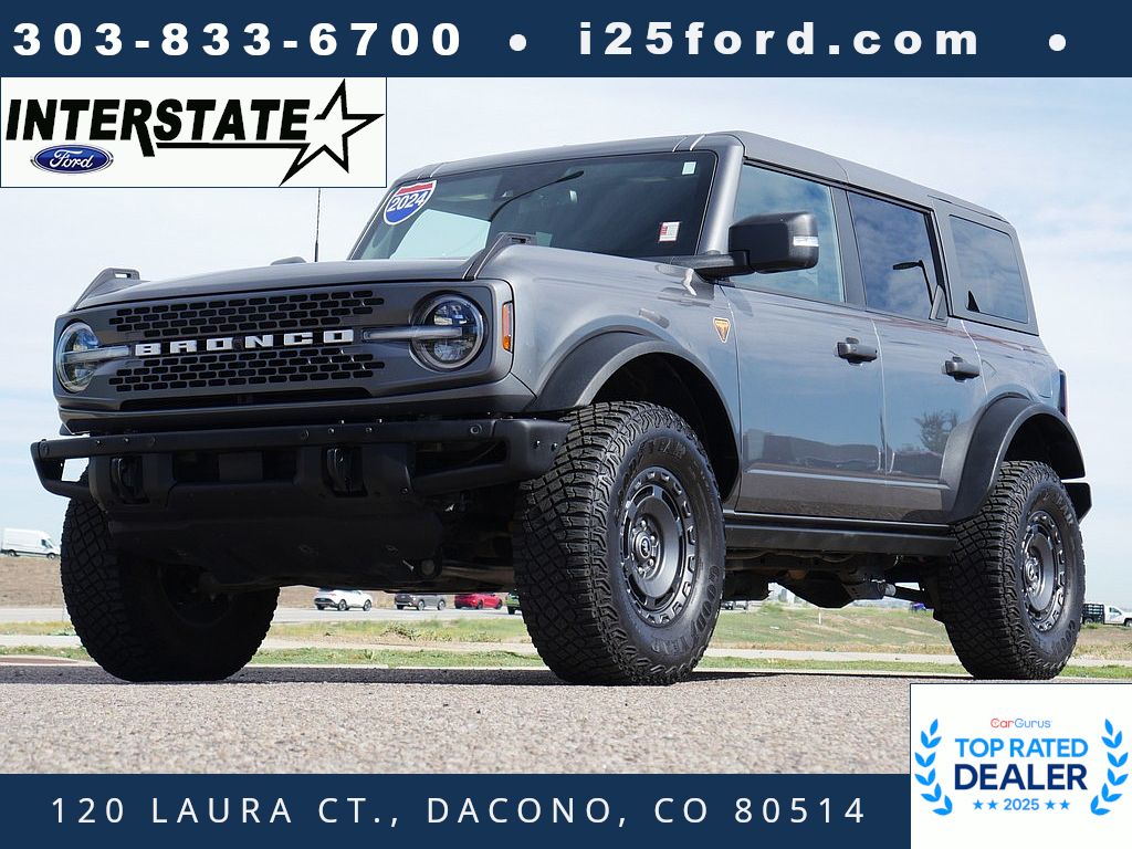 Carbonized Gray Metallic 2024 Ford Bronco SUV / Crossover Four-Wheel Drive Automatic