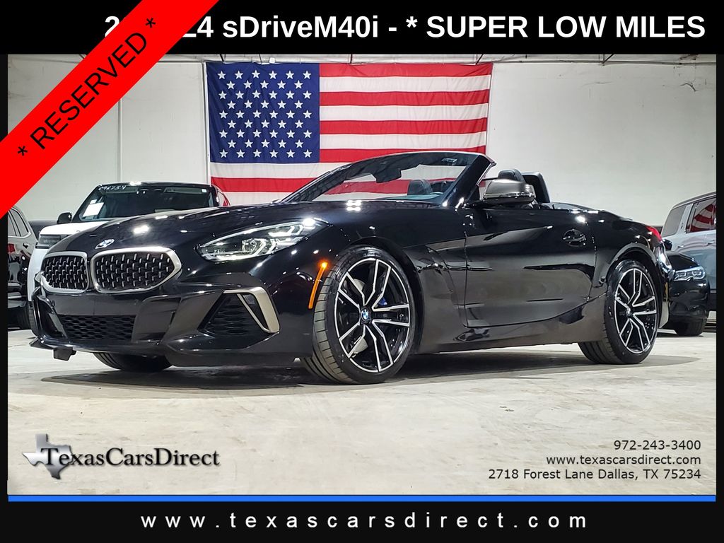 Black Sapphire Metallic 2020 BMW Z4 Convertible Rear-Wheel Drive 8-Speed Automatic