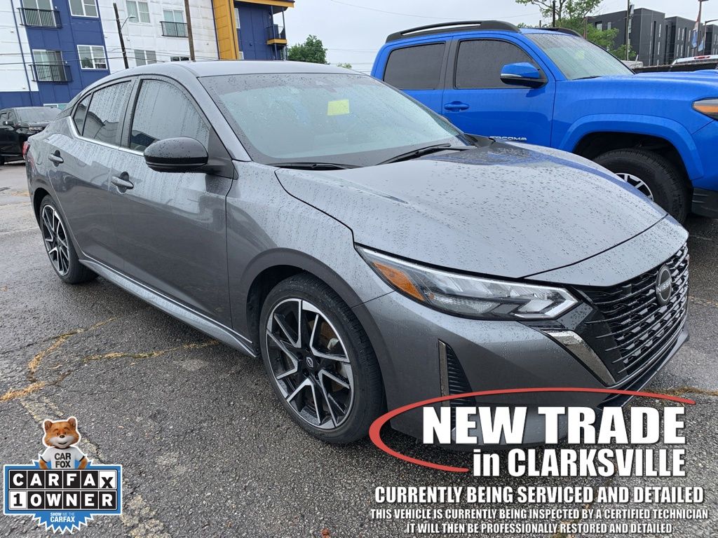 Gray (Gun Metallic) 2024 Nissan Sentra SR FWD Sedan Front-Wheel Drive Continuously Variable Transmission