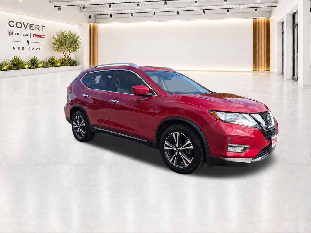 Red (Ruby) 2017 Nissan Rogue SUV / Crossover Front-Wheel Drive Continuously Variable Transmission