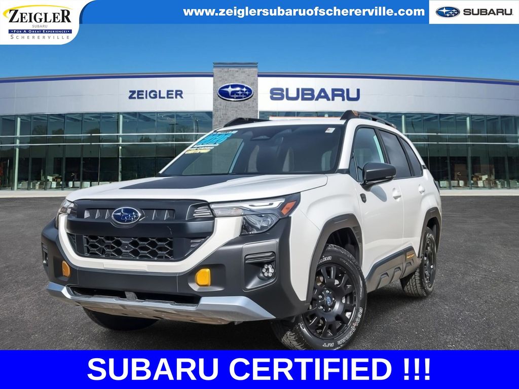 Crystal White Pearl 2026 Subaru Forester SUV / Crossover All-Wheel Drive Continuously Variable Transmission