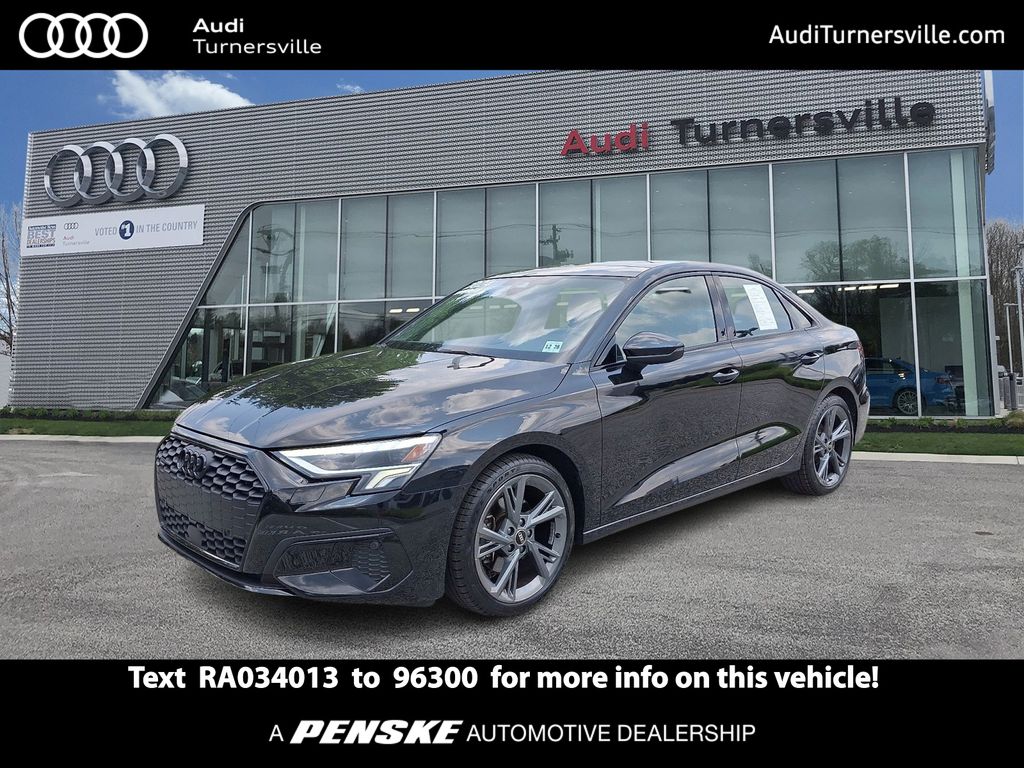 Black Metallic 2024 Audi A3 Sedan All-Wheel Drive 7-Speed Automatic