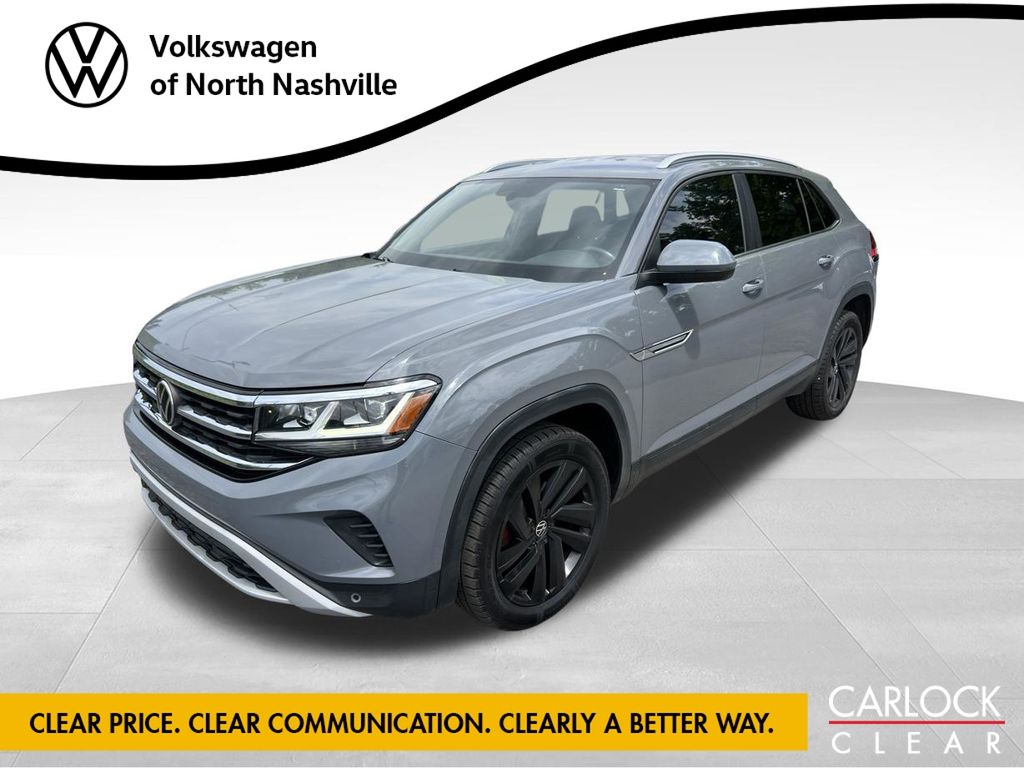 Pure Gray 2020 Volkswagen Atlas Cross Sport SUV / Crossover Front-Wheel Drive 8-Speed Automatic