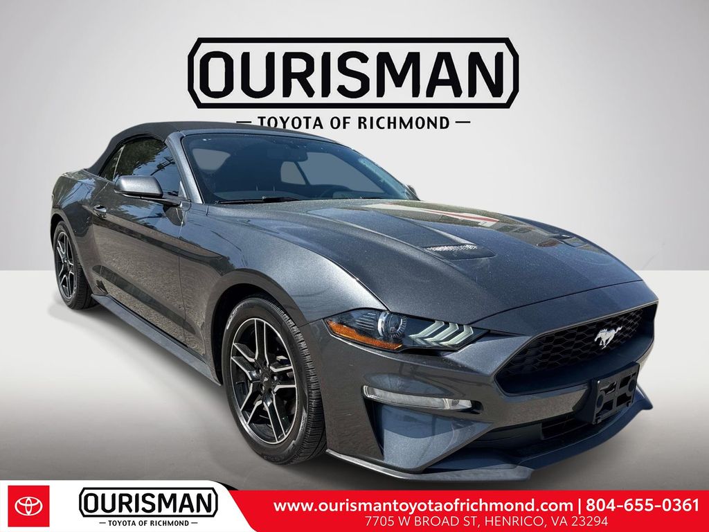 Gray (Magnetic) 2019 Ford Mustang EcoBoost Premium Convertible RWD Convertible Rear-Wheel Drive Automatic