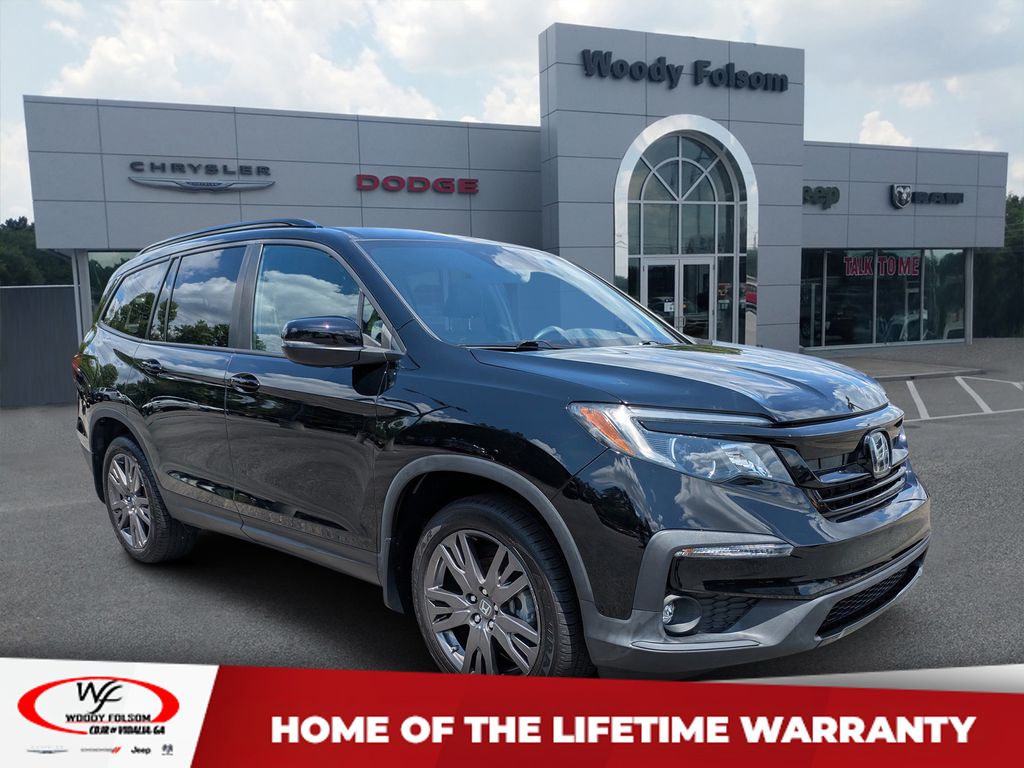 Crystal Black Pearl 2022 Honda Pilot SUV / Crossover Front-Wheel Drive 9-Speed Automatic