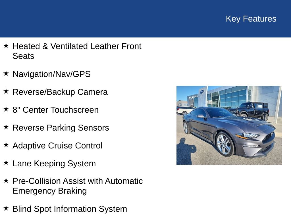 2021 Ford Mustang EcoBoost Premium Fastback