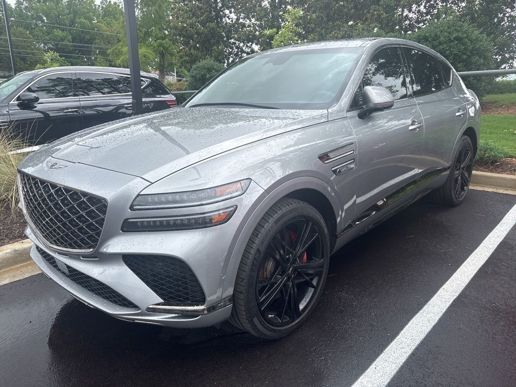 Savile Silver 2025 Genesis GV80 Coupe 3.5T E-SC AWD Coupe All-Wheel Drive 8-Speed Automatic