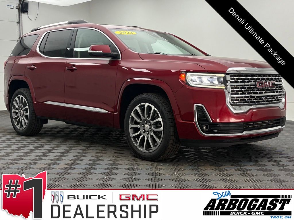 Cayenne Red Tintcoat 2022 GMC Acadia SUV / Crossover Front-Wheel Drive 9-Speed Automatic