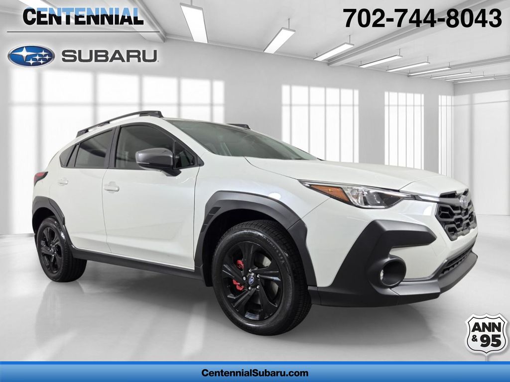 Crystal White Pearl 2024 Subaru Crosstrek SUV / Crossover All-Wheel Drive Continuously Variable Transmission
