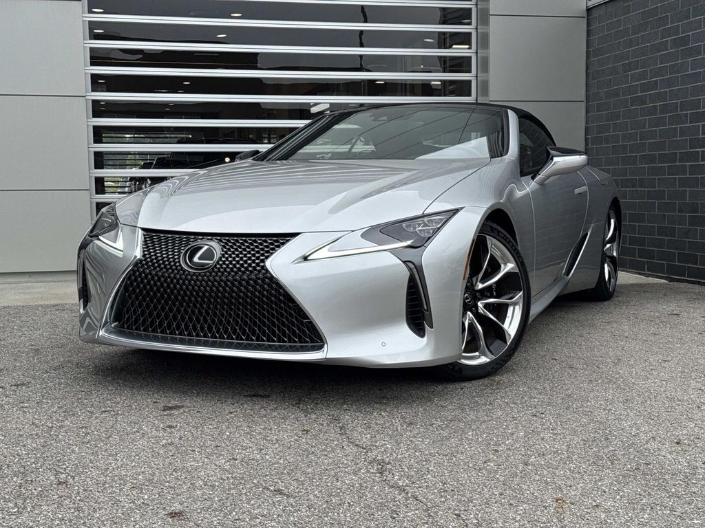 Gray (Liquid Platinum) 2021 Lexus LC Convertible Rear-Wheel Drive Automatic