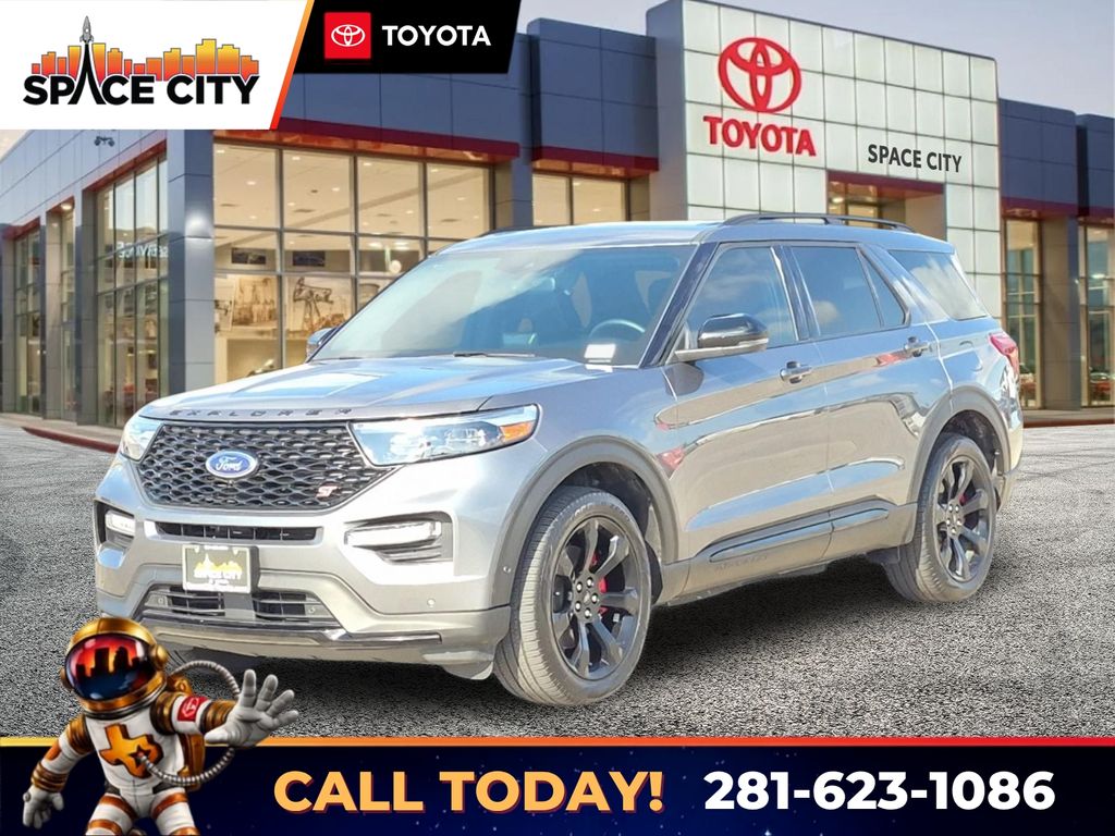 Gray Metallic 2023 Ford Explorer SUV / Crossover All-Wheel Drive Automatic