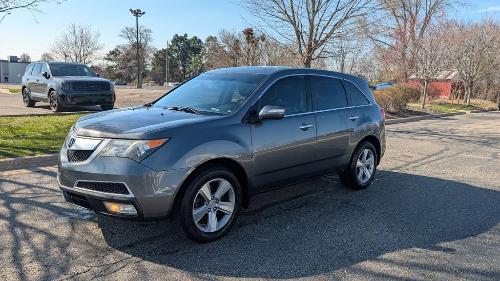 Gray 2012 Acura MDX SH-AWD with Technology and Entertainment Package SUV / Crossover All-Wheel Drive 6-Speed Automatic