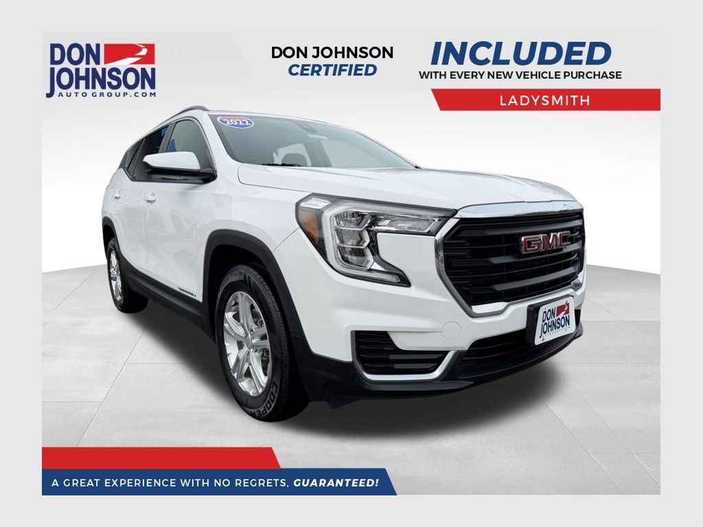 Summit White 2022 GMC Terrain SLE AWD SUV / Crossover All-Wheel Drive 9-Speed Automatic