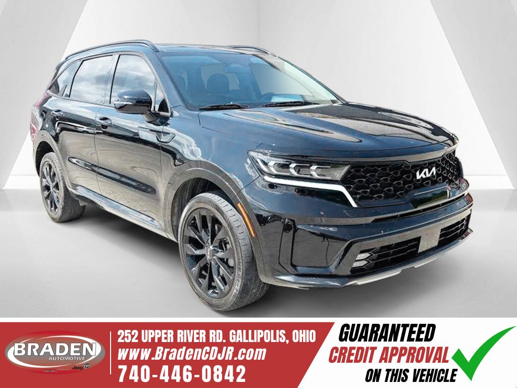 Ebony Black 2023 Kia Sorento SX AWD SUV / Crossover All-Wheel Drive 8-Speed Dual Clutch