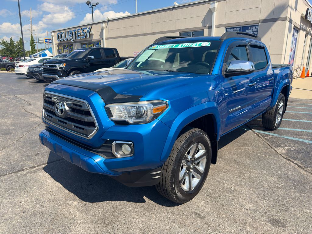 Blazing Blue 2017 Toyota Tacoma Pickup Truck Four-Wheel Drive 6-Speed Automatic
