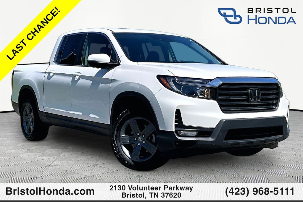 Platinum White Pearl 2023 Honda Ridgeline RTL AWD Pickup Truck All-Wheel Drive 9-Speed Automatic