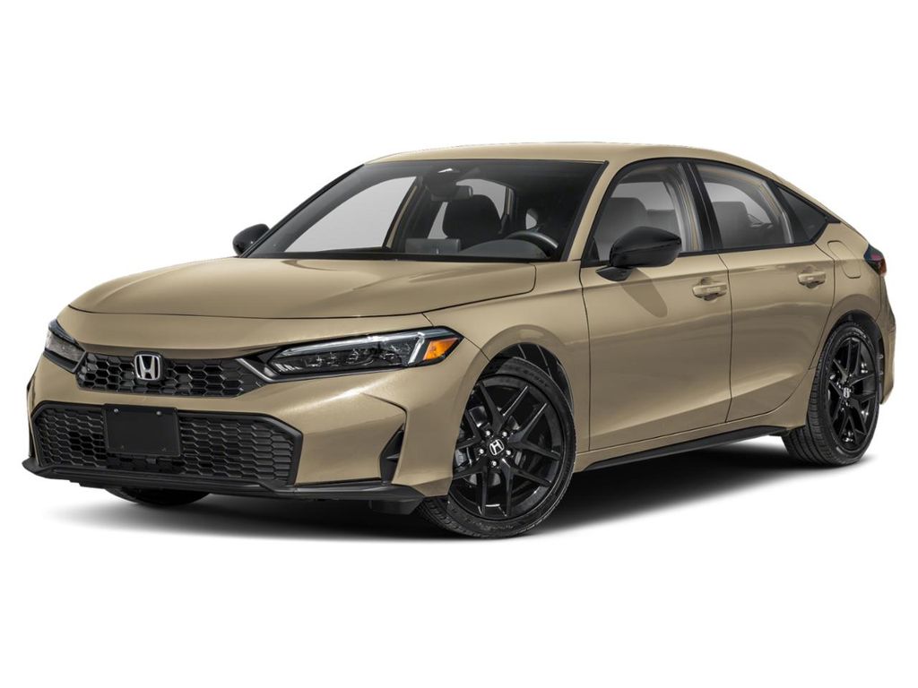 Sand Dune Pearl 2026 Honda Civic Hatchback Sport FWD Hatchback Front-Wheel Drive Continuously Variable Transmission