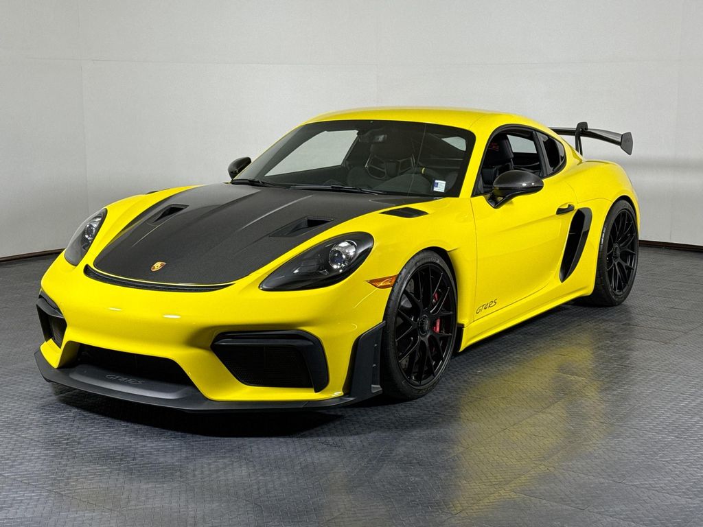 Racing Yellow 2024 Porsche 718 Cayman Coupe Rear-Wheel Drive 7-Speed Automatic