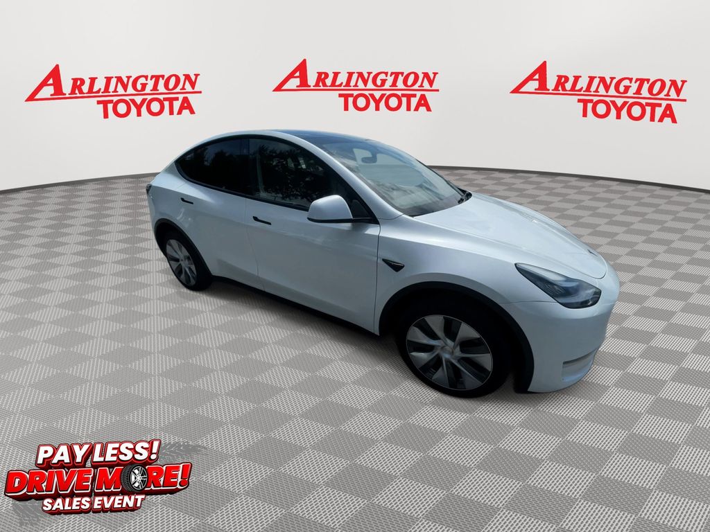 Used 2023 Tesla Model Y Long Range with VIN 7SAYGDEEXPA078081 for sale in Jacksonville, FL