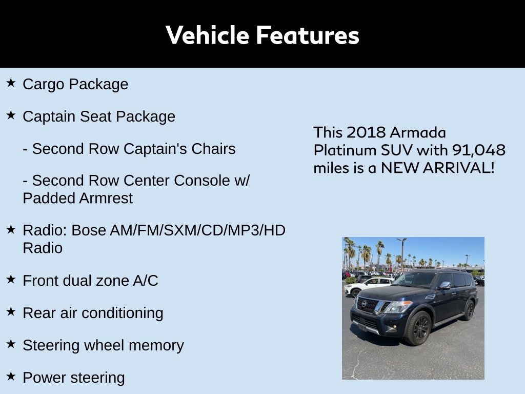 2018 Nissan Armada Platinum 2