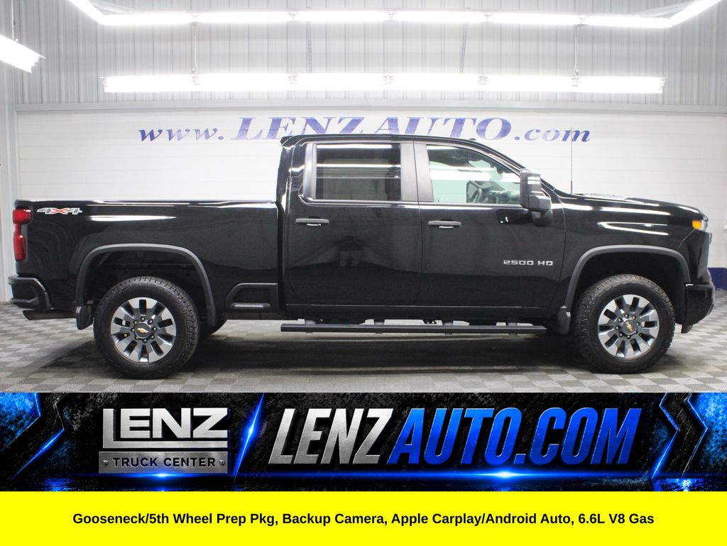 Black 2024 Chevrolet Silverado 2500HD Pickup Truck Four-Wheel Drive Automatic