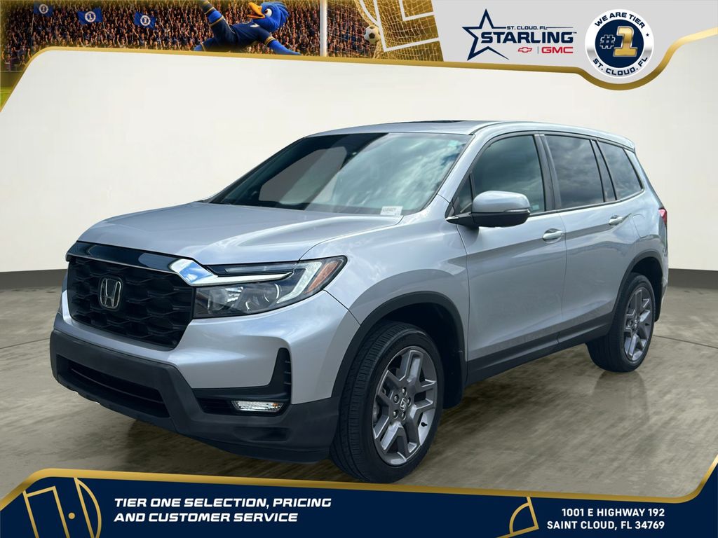 Lunar Silver Metallic 2023 Honda Passport EX-L AWD SUV / Crossover All-Wheel Drive 9-Speed Automatic