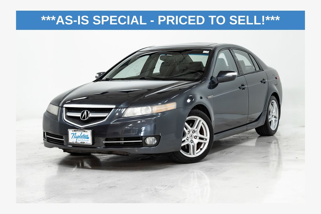 Gray 2007 Acura TL Sedan Front-Wheel Drive 5-Speed Automatic