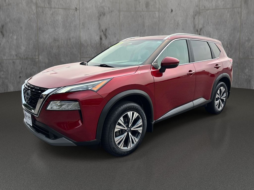 Red (Scarlet Ember Tintcoat) 2023 Nissan Rogue SUV / Crossover All-Wheel Drive Continuously Variable Transmission