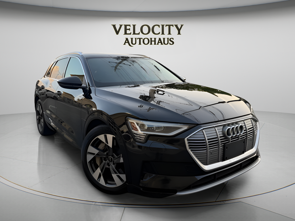 Brilliant Black 2022 Audi e-tron SUV / Crossover All-Wheel Drive Automatic