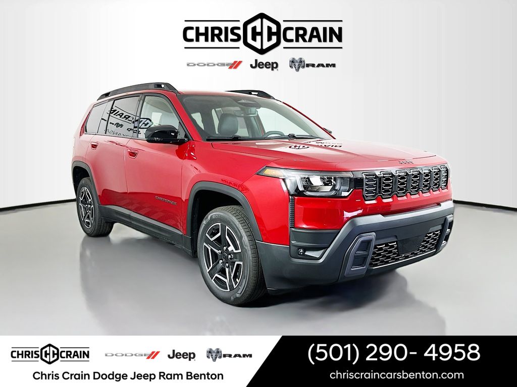 Red Hot Pearlcoat 2026 Jeep Cherokee SUV / Crossover Four-Wheel Drive Continuously Variable Transmission