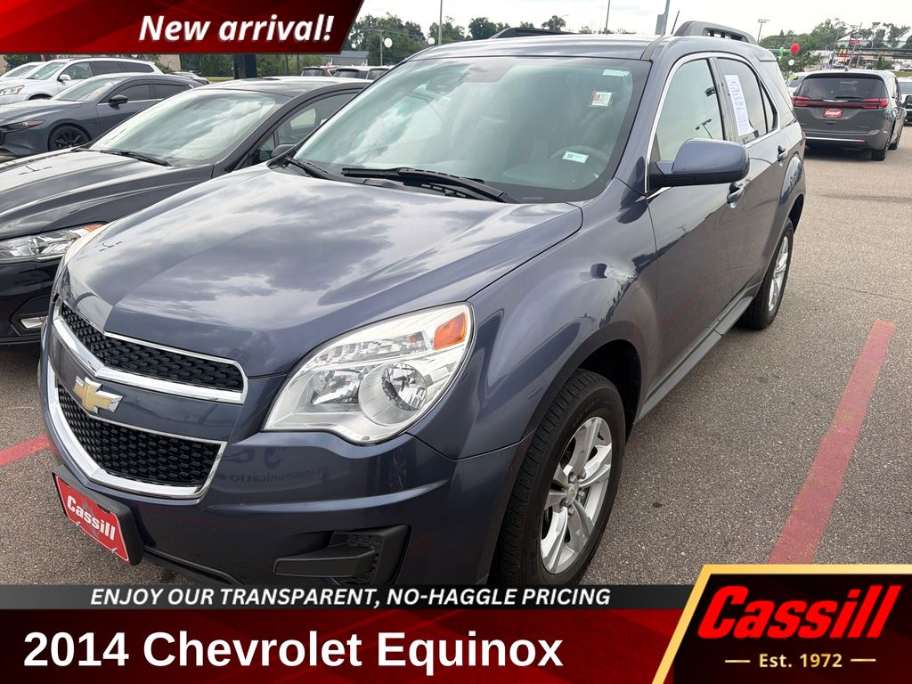Atlantis Blue Metallic 2014 Chevrolet Equinox SUV / Crossover Front-Wheel Drive 6-Speed Automatic Overdrive