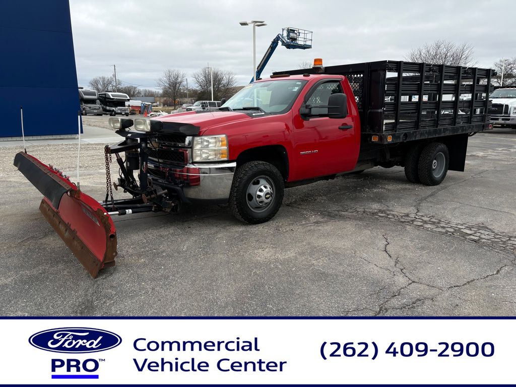 Victory Red 2011 Chevrolet Silverado 3500HD Work Truck LB 4WD Pickup Truck Four-Wheel Drive 6-Speed Automatic Overdrive