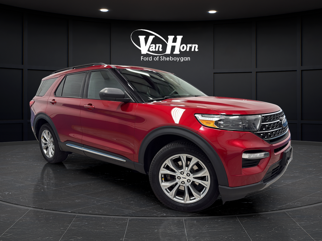Rapid Red Metallic Tinted Clearcoat 2020 Ford Explorer SUV / Crossover All-Wheel Drive Automatic
