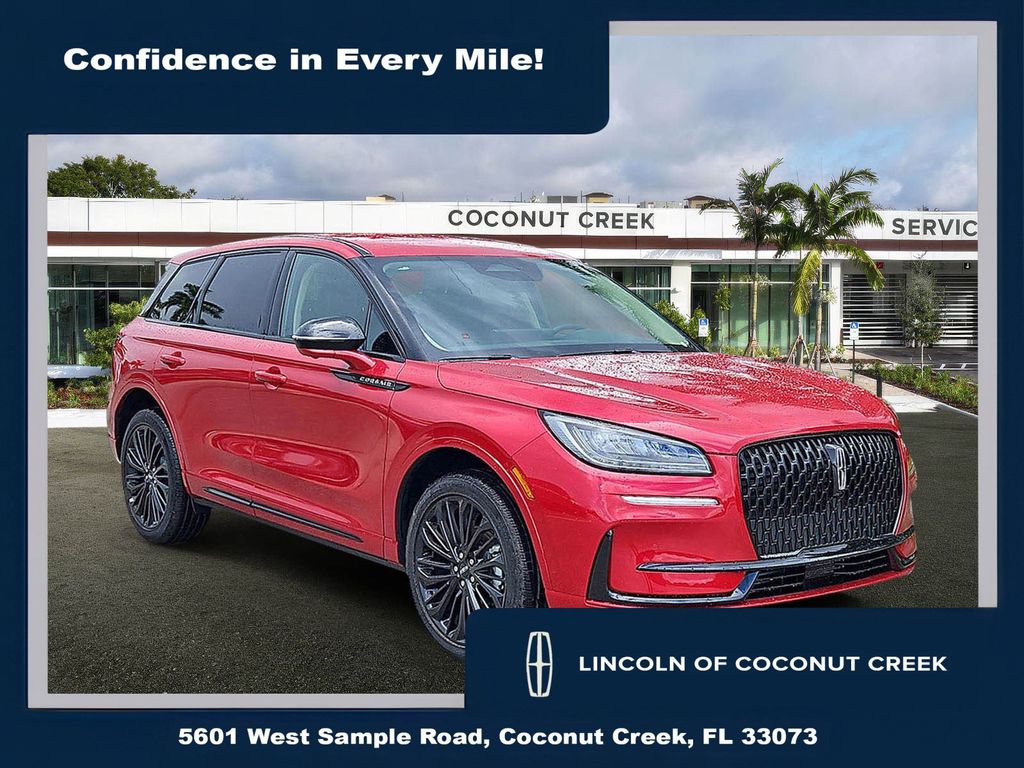 Red 2025 Lincoln Corsair Premiere FWD SUV / Crossover Front-Wheel Drive 8-Speed Automatic