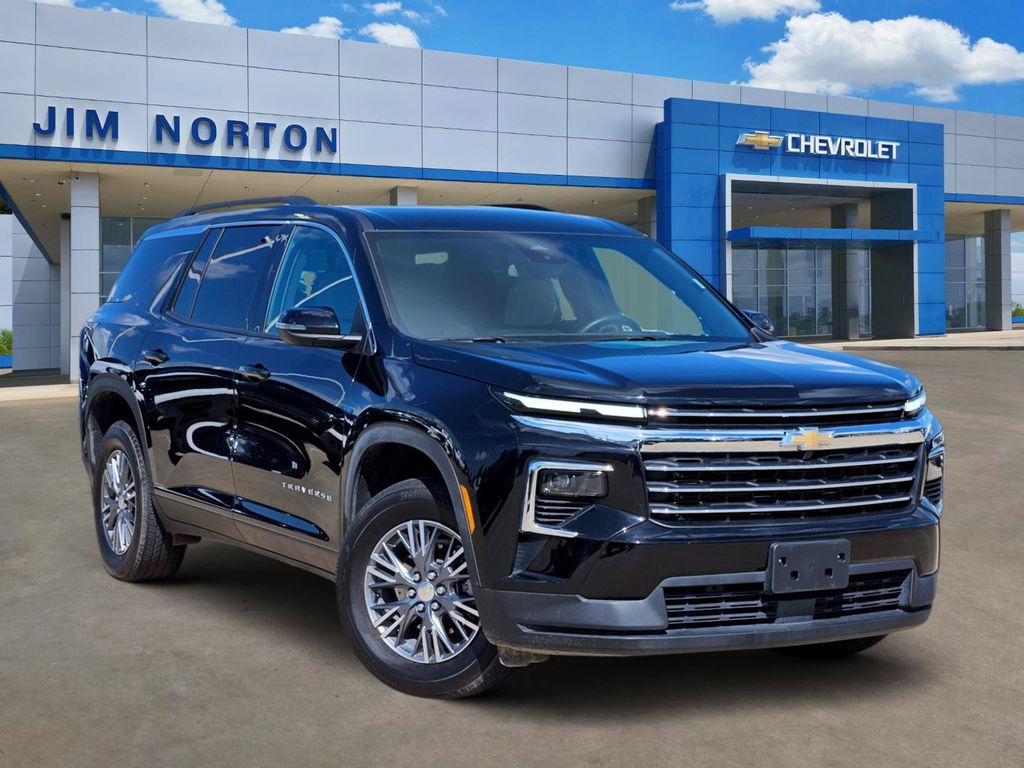 Mosaic Black Metallic 2025 Chevrolet Traverse SUV / Crossover Four-Wheel Drive 8-Speed Automatic