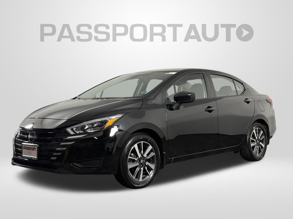 Super Black Metallic 2025 Nissan Versa Sedan Front-Wheel Drive Automatic