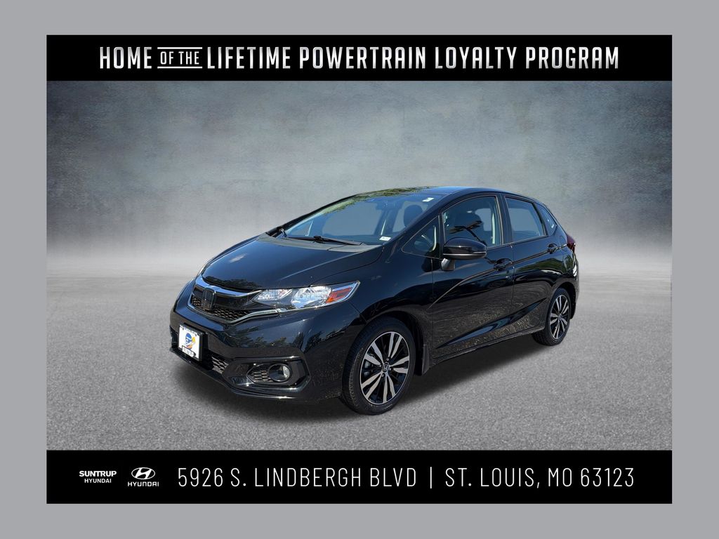 Crystal Black Pearl 2020 Honda Fit EX-L FWD Hatchback Front-Wheel Drive Continuously Variable Transmission
