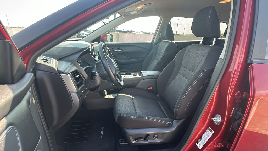 2025 Nissan Rogue SV Red at South Houston Nissan