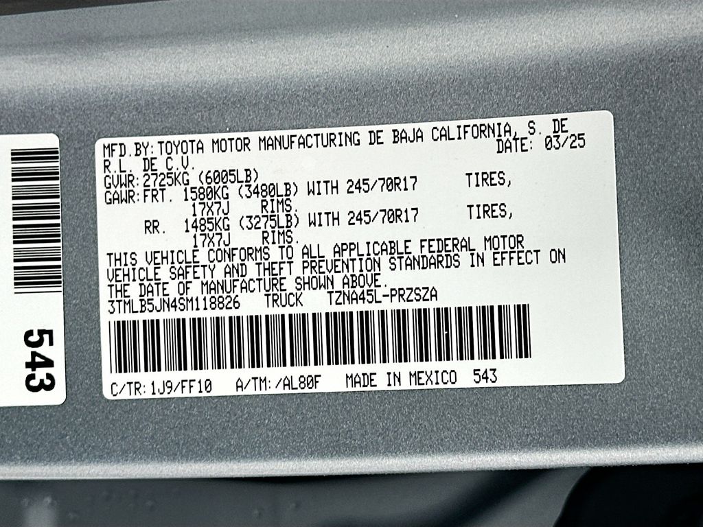 2025 Toyota Tacoma SR5 24