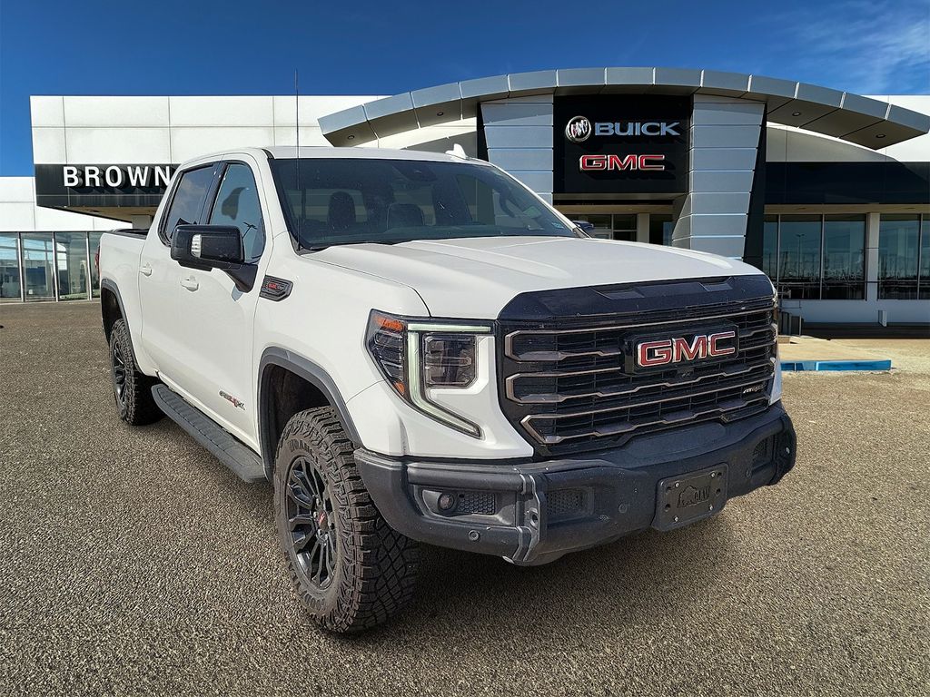 2023 GMC Sierra 1500 AT4X White at Brown Honda