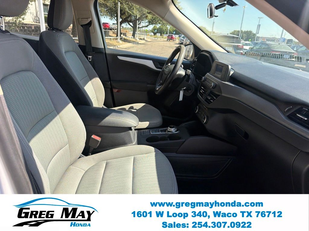 2020 Ford Escape S White at Greg May Honda