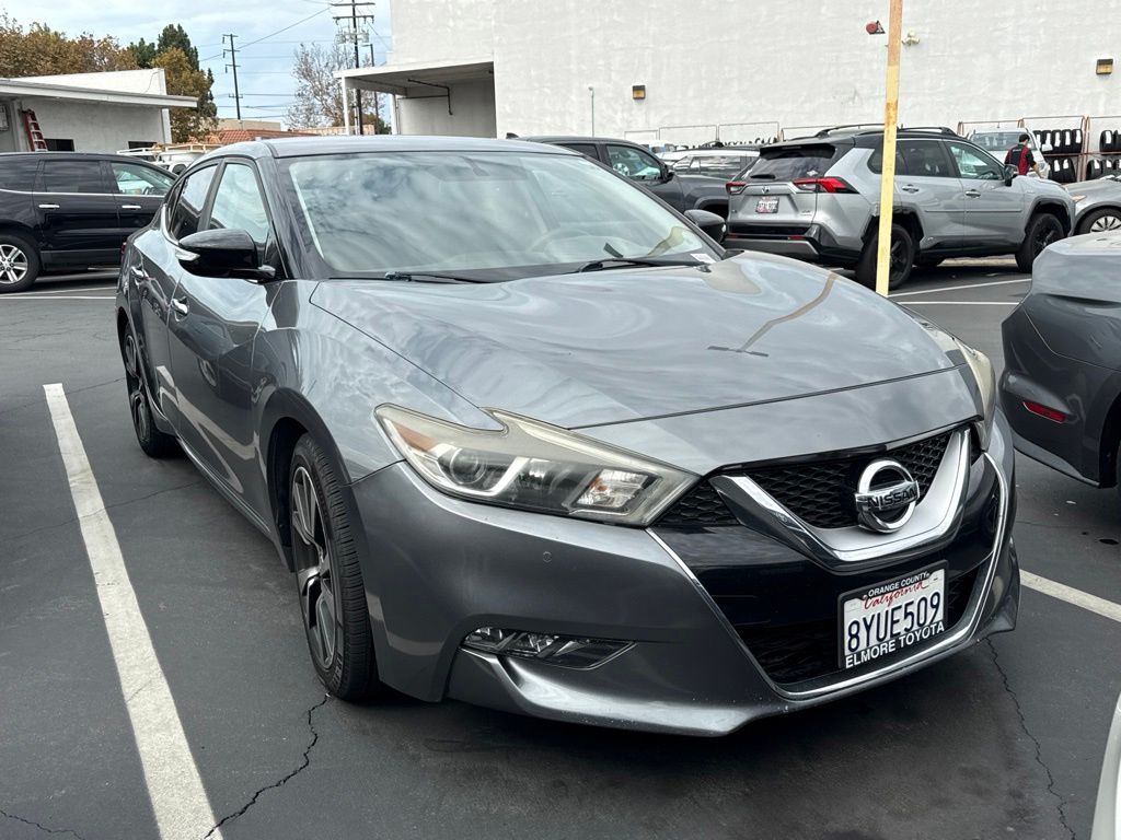 Gray (Gun Metallic) 2017 Nissan Maxima Sedan Front-Wheel Drive Continuously Variable Transmission