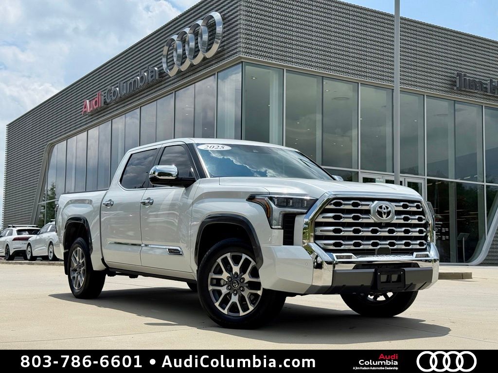 White (Wind Chill Pearl) 2025 Toyota Tundra Pickup Truck Four-Wheel Drive Automatic