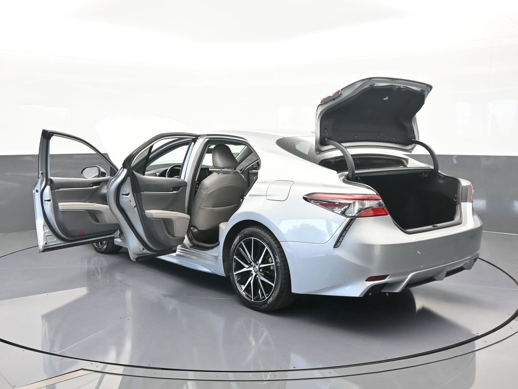 Used 2021 Celestial Silver Metallic Toyota SE image 72