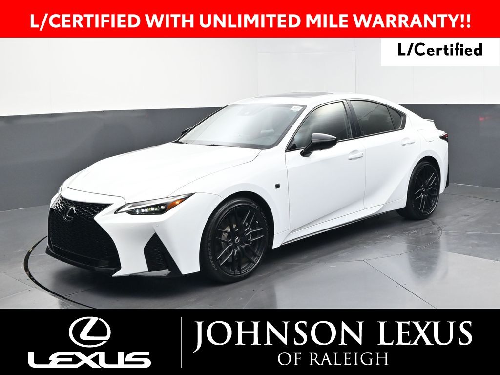 Ultra White 2024 Lexus IS Sedan Rear-Wheel Drive 8-Speed Automatic