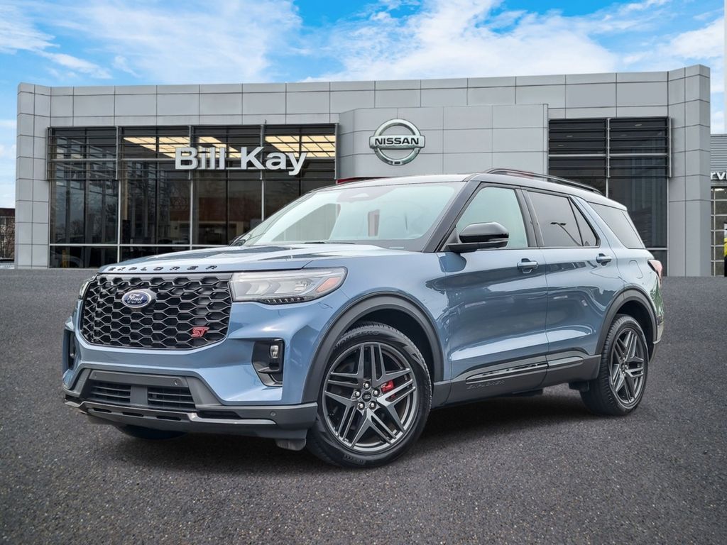 Vapor Blue 2025 Ford Explorer SUV / Crossover All-Wheel Drive Automatic