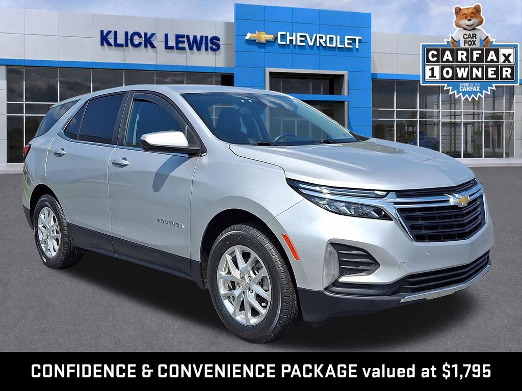 Silver Ice Metallic 2022 Chevrolet Equinox SUV / Crossover Four-Wheel Drive 6-Speed Automatic Overdrive