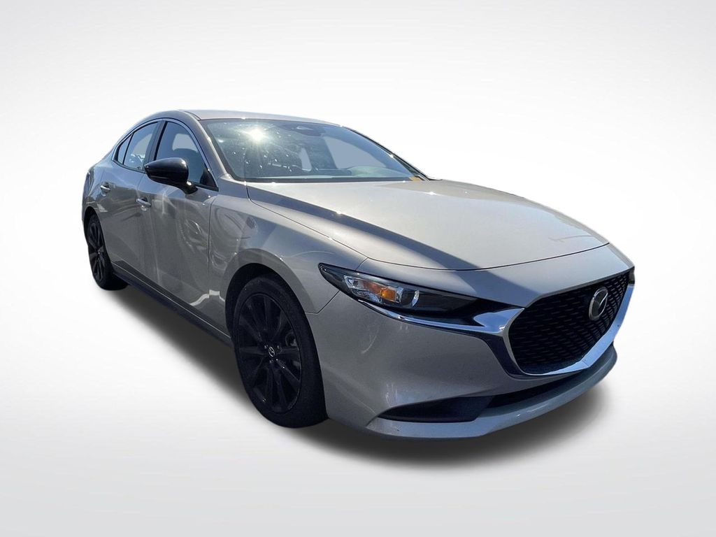 Gray (Platinum Quartz Metallic) 2025 Mazda MAZDA3 Sedan Front-Wheel Drive 6-Speed Automatic
